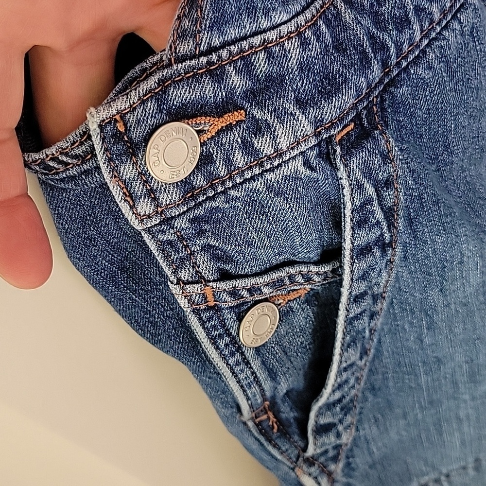GAP Women’s Blue Denim Overalls Sz. S - Picture 10 of 10